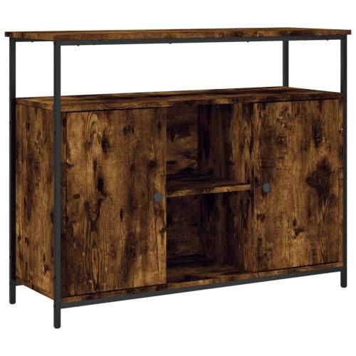 Komoda boja dimljenog hrasta 100x35x80 cm konstruirano drvo - Dimljeni hrast 1 Cijena