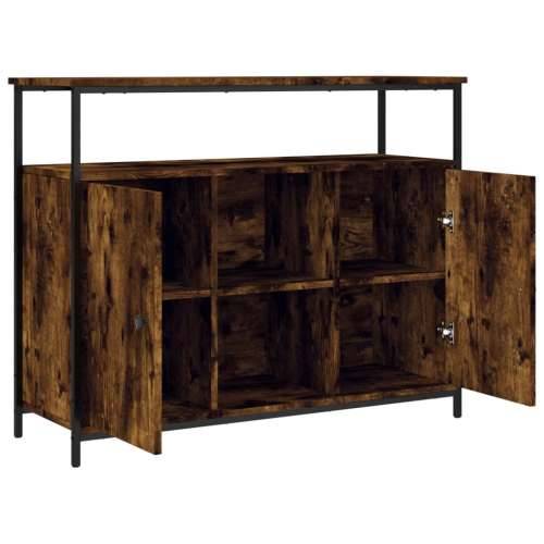 Komoda boja dimljenog hrasta 100x35x80 cm konstruirano drvo - Dimljeni hrast 1 Cijena