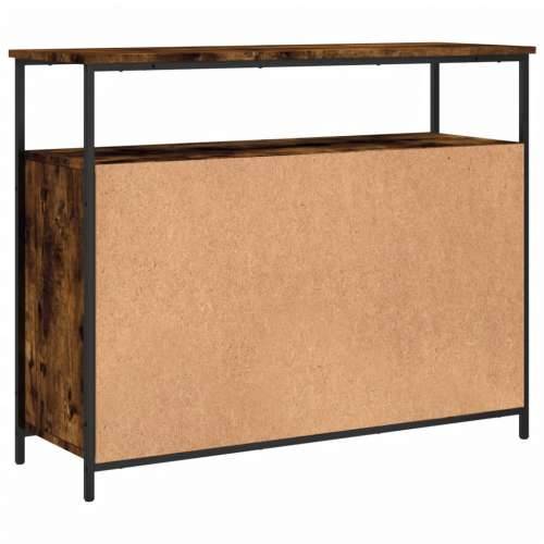 Komoda boja dimljenog hrasta 100x35x80 cm konstruirano drvo - Dimljeni hrast 1 Cijena