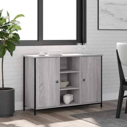 Komoda siva boja hrasta 100 x 35 x 70 cm od konstruiranog drva - Sivi hrast sonoma 1 Cijena