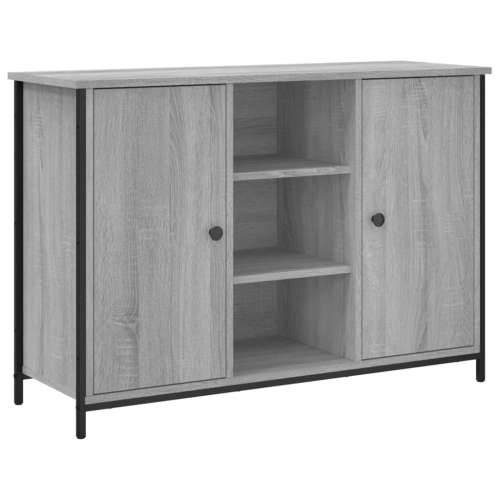 Komoda siva boja hrasta 100 x 35 x 70 cm od konstruiranog drva - Sivi hrast sonoma 1 Cijena