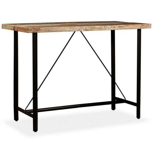 Barski stol od masivnog obnovljenog drva 150x70x107 cm Cijena