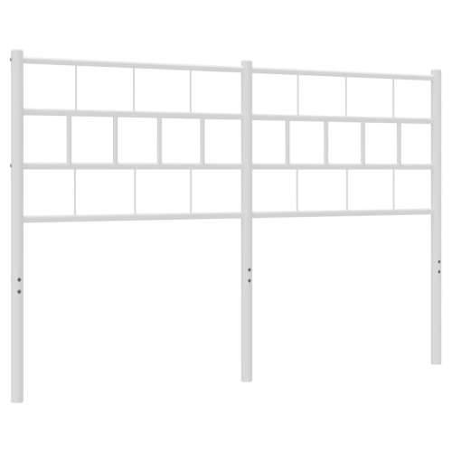 Metalno uzglavlje bijelo 120 cm - Bijela 120 cm 1 Cijena
