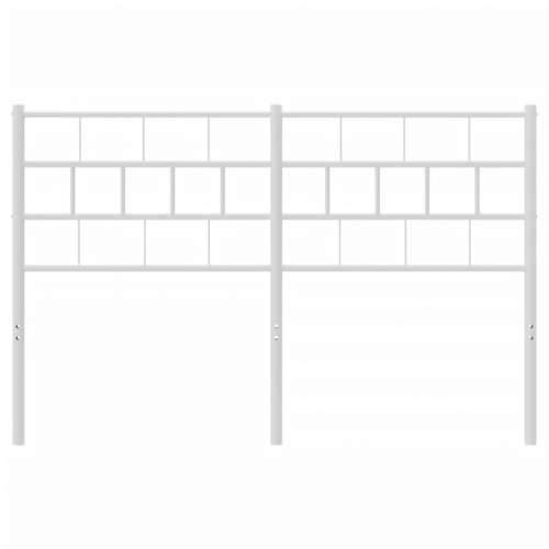 Metalno uzglavlje bijelo 120 cm - Bijela 120 cm 1 Cijena