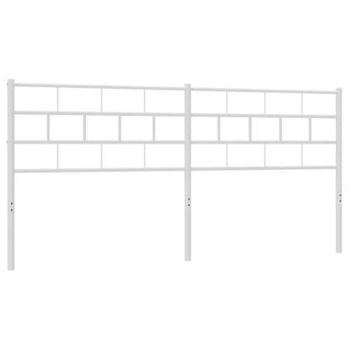 Metalno uzglavlje bijelo 193 cm - Bijela 193 cm 1 Cijena