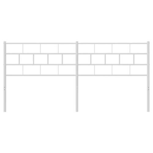 Metalno uzglavlje bijelo 193 cm - Bijela 193 cm 1 Cijena