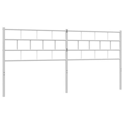 Metalno uzglavlje bijelo 193 cm - Bijela 193 cm 1 Cijena
