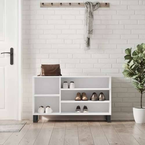 Ormarić za cipele bijeli 102 x 36 x 60 cm od konstruiranog drva - Bijela 1 Cijena