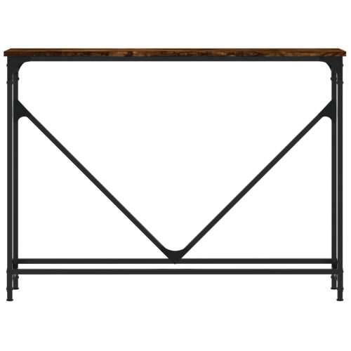 Konzolni stol boja hrasta 102 x 22,5 x 75 cm konstruirano drvo - Dimljeni hrast 1 Cijena