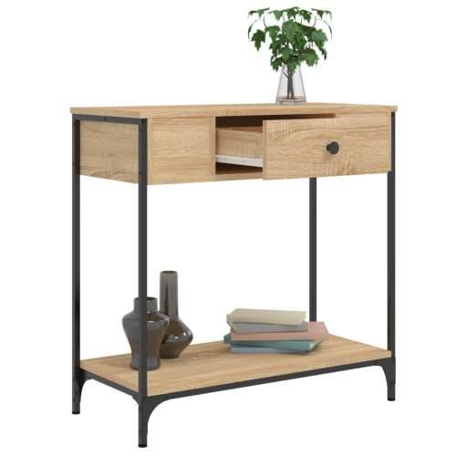 Konzolni stol boja hrasta 75 x 34,5 x 75 cm konstruirano drvo - sonoma hrast 1 75 cm Cijena