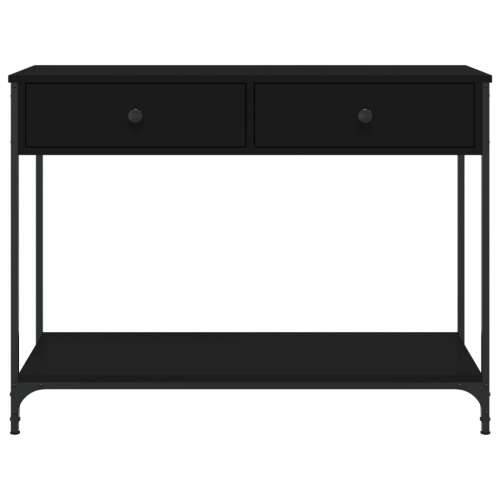 Konzolni stol crni 100 x 34,5 x 75 cm od konstruiranog drva - Crna 1 100 cm Cijena