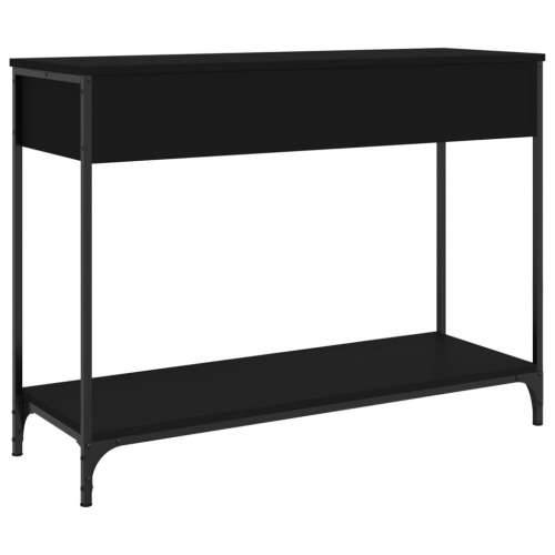 Konzolni stol crni 100 x 34,5 x 75 cm od konstruiranog drva - Crna 1 100 cm Cijena