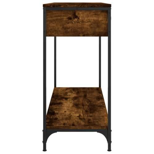 Konzolni stol boja hrasta 100 x 34,5 x 75 cm konstruirano drvo - Dimljeni hrast 1 100 cm Cijena
