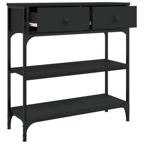 Konzolni stol crni 72,5 x 25 x 75 cm od konstruiranog drva - Crna 1 72.5 cm Cijena