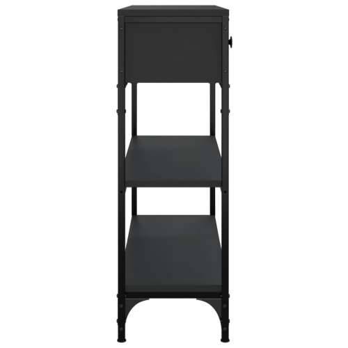 Konzolni stol crni 72,5 x 25 x 75 cm od konstruiranog drva - Crna 1 72.5 cm Cijena