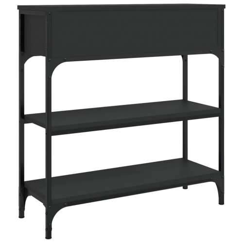 Konzolni stol crni 72,5 x 25 x 75 cm od konstruiranog drva - Crna 1 72.5 cm Cijena