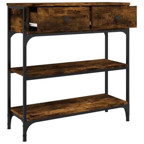 Konzolni stol boja hrasta 72,5 x 25 x 75 cm konstruirano drvo - Dimljeni hrast 1 72.5 cm Cijena
