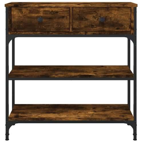 Konzolni stol boja hrasta 72,5 x 25 x 75 cm konstruirano drvo - Dimljeni hrast 1 72.5 cm Cijena