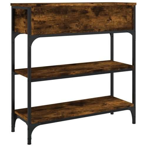 Konzolni stol boja hrasta 72,5 x 25 x 75 cm konstruirano drvo - Dimljeni hrast 1 72.5 cm Cijena
