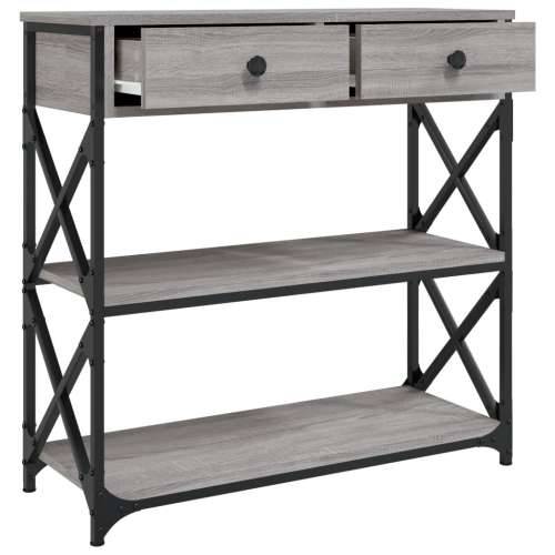 Konzolni stol siva boja hrasta 75x28x75 cm konstruirano drvo - Sivi hrast sonoma 1 75 cm Cijena