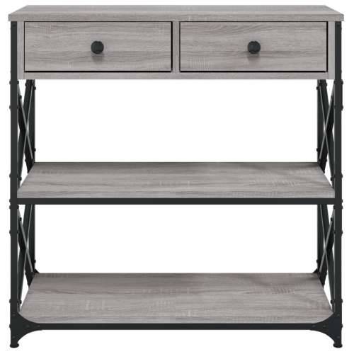 Konzolni stol siva boja hrasta 75x28x75 cm konstruirano drvo - Sivi hrast sonoma 1 75 cm Cijena