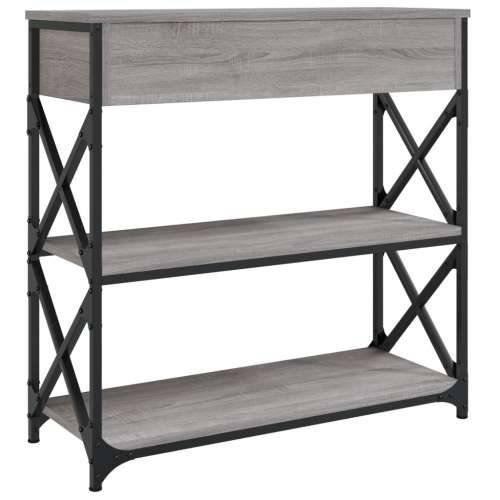 Konzolni stol siva boja hrasta 75x28x75 cm konstruirano drvo - Sivi hrast sonoma 1 75 cm Cijena
