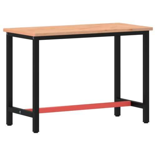 Radni stol 115x55x81,5 cm od masivne bukovine i metala Cijena