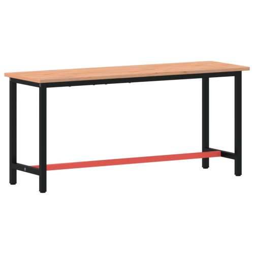 Radni stol 180 x 55 x 81,5 cm od masivne bukovine i metala - 180 x 55 x 81.5 cm 1 Cijena