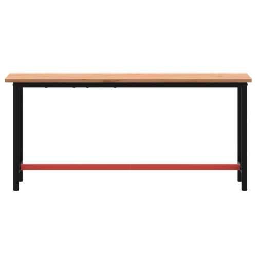 Radni stol 180 x 55 x 81,5 cm od masivne bukovine i metala - 180 x 55 x 81.5 cm 1 Cijena