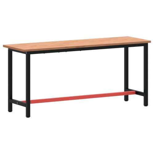 Radni stol 180 x 55 x 81,5 cm od masivne bukovine i metala - 180 x 55 x 81.5 cm 1 Cijena