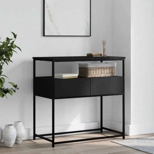 Konzolni stol crni 75 x 40 x 75 cm od konstruiranog drva - Crna 1 75 cm Cijena