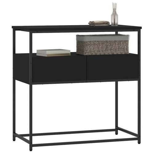 Konzolni stol crni 75 x 40 x 75 cm od konstruiranog drva - Crna 1 75 cm Cijena