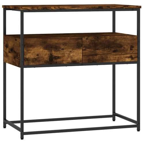 Konzolni stol boja hrasta 75 x 40 x 75 cm konstruirano drvo - Dimljeni hrast 1 75 cm Cijena