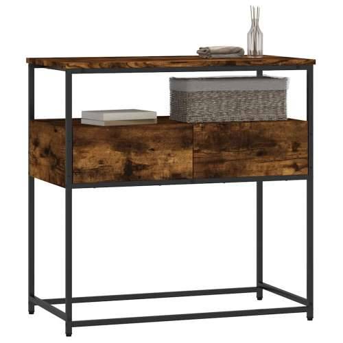Konzolni stol boja hrasta 75 x 40 x 75 cm konstruirano drvo - Dimljeni hrast 1 75 cm Cijena