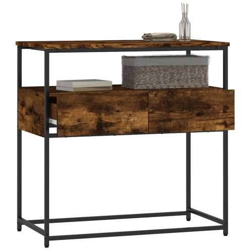 Konzolni stol boja hrasta 75 x 40 x 75 cm konstruirano drvo - Dimljeni hrast 1 75 cm Cijena