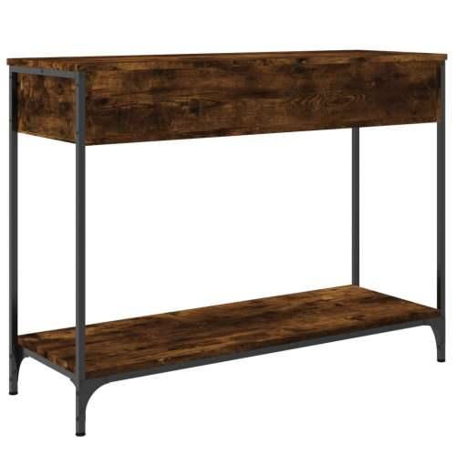 Konzolni stol boja hrasta 100 x 34,5 x 75 cm konstruirano drvo - Dimljeni hrast 1 100 cm Cijena