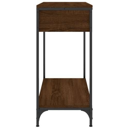 Konzolni stol smeđa boja hrasta 75x34,5x75 cm konstruirano drvo - Smeđi hrast 1 75 cm Cijena