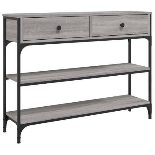 Konzolni stol boja hrasta sonome 100x25x75 cm konstruirano drvo - Sivi hrast sonoma 1 100 cm Cijena