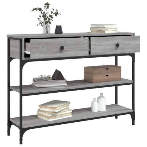 Konzolni stol boja hrasta sonome 100x25x75 cm konstruirano drvo - Sivi hrast sonoma 1 100 cm Cijena