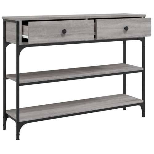 Konzolni stol boja hrasta sonome 100x25x75 cm konstruirano drvo - Sivi hrast sonoma 1 100 cm Cijena
