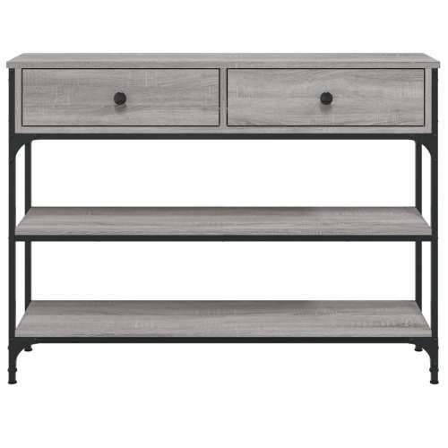 Konzolni stol boja hrasta sonome 100x25x75 cm konstruirano drvo - Sivi hrast sonoma 1 100 cm Cijena