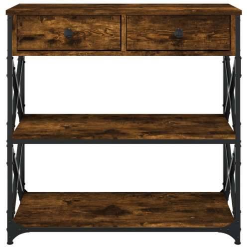 Konzolni stol boja hrasta 75 x 28 x 75 cm konstruirano drvo - Dimljeni hrast 1 75 cm Cijena
