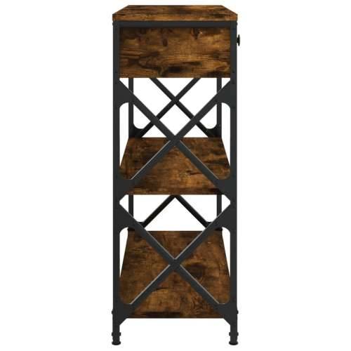Konzolni stol boja hrasta 75 x 28 x 75 cm konstruirano drvo - Dimljeni hrast 1 75 cm Cijena