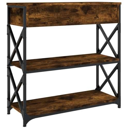 Konzolni stol boja hrasta 75 x 28 x 75 cm konstruirano drvo - Dimljeni hrast 1 75 cm Cijena