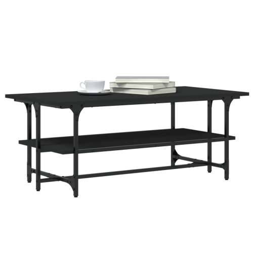 Stolić za kavu crni 100 x 50 x 40 cm konstruirano drvo - Crna 1 Cijena