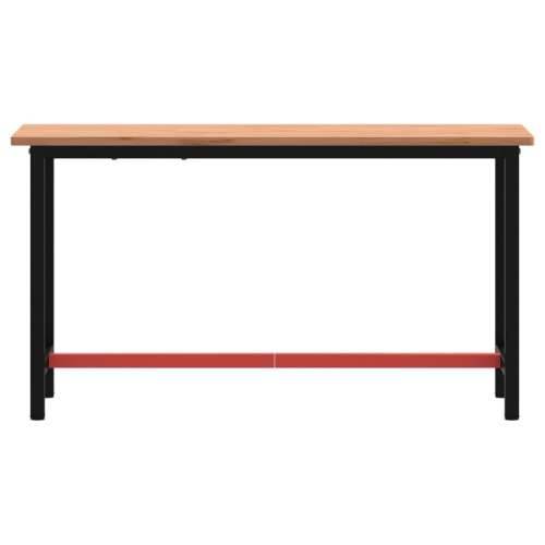 Radni stol 150x55x81,5 cm od masivne bukovine i metala - 150 x 55 x 81.5 cm 1 Cijena