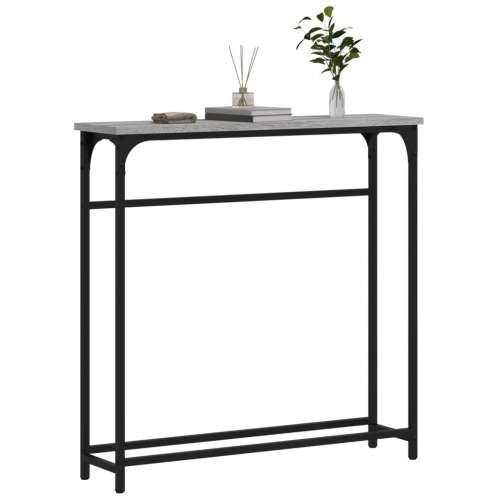 Konzolni stol siva boja hrasta 75x19,5x75 cm konstruirano drvo - Sivi hrast sonoma 1 Cijena