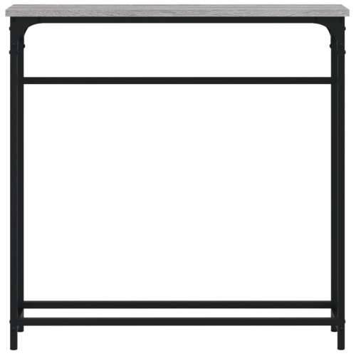 Konzolni stol siva boja hrasta 75x19,5x75 cm konstruirano drvo - Sivi hrast sonoma 1 Cijena