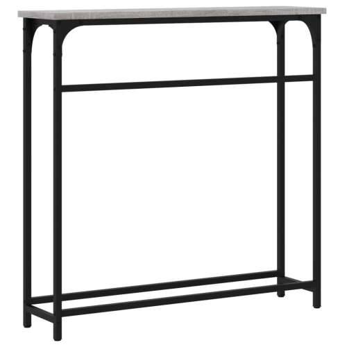 Konzolni stol siva boja hrasta 75x19,5x75 cm konstruirano drvo - Sivi hrast sonoma 1 Cijena