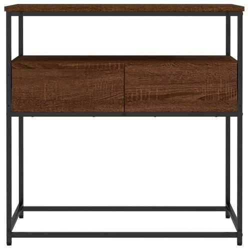 Konzolni stol smeđa boja hrasta 75x40x75 cm konstruirano drvo - Smeđi hrast 1 75 cm Cijena